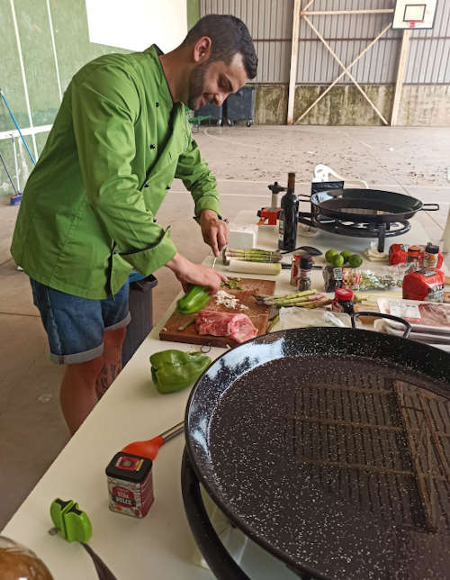 Taller de cocina en Blesa, de la mano de Javi Pina