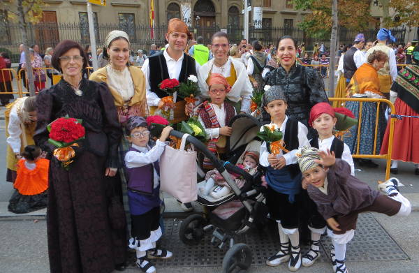 Ofrenda de flores, Zaragoza, 2017