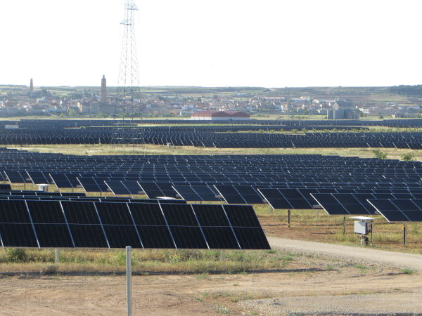 Central solar fotovoltaica en Muniesa (Teruel)