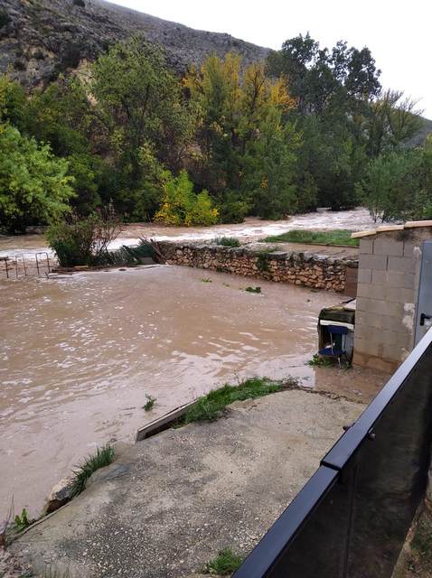 riada río Aguasvivas 30 de octubre de 2024