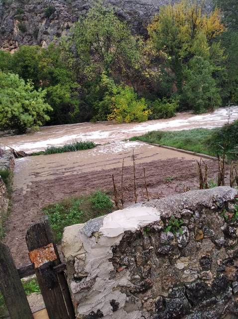 riada río Aguasvivas 30 de octubre de 2024