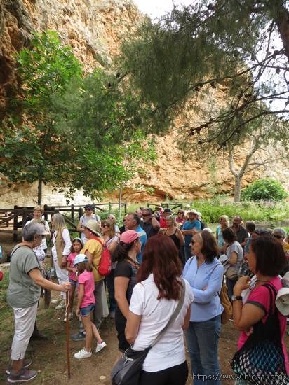 22 de junio de 2024. II fiesta del río Aguasvivas en Blesa (Teruel). Visita al Molino de la Cueva