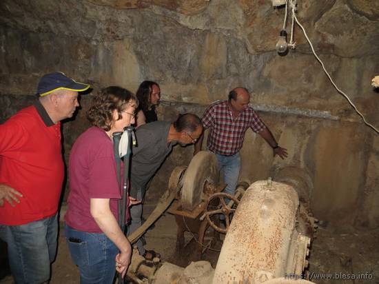 22 de junio de 2024. II fiesta del río Aguasvivas en Blesa (Teruel). Visita al Molino de la Cueva