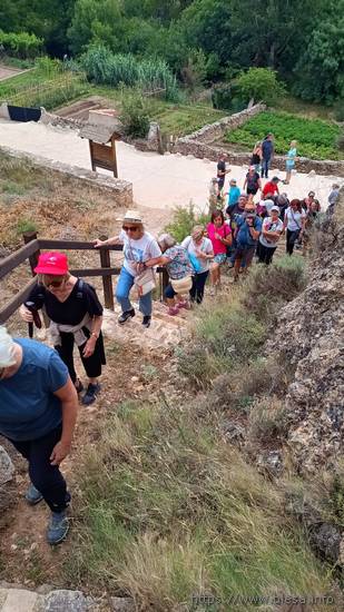 22 de junio de 2024. II fiesta del río Aguasvivas en Blesa (Teruel). Visita al río Aguasvivas