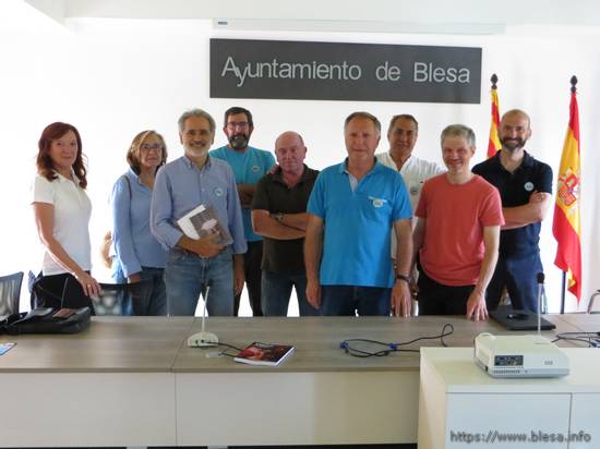 22 de junio de 2024. II fiesta del río Aguasvivas en Blesa (Teruel). Charla río Aguasvivas, por J. San Román, Ayuntamientos de Blesa y Huesa, junta 'Río Aguasvivas limpio'