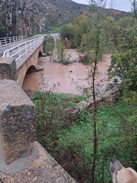 riada río Aguasvivas 30 de octubre de 2024