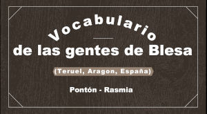 Vocabulario del habla local de Blesa