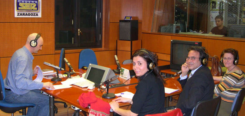 La asociación el Hocino de Blesa en Radio Zaragoza en 2006