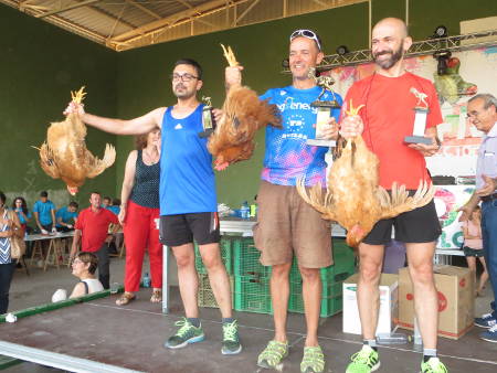 Carreras de pollos. Milla de los molinos de Blesa 2017