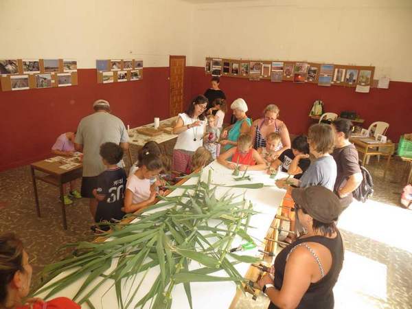 Taller, diviértete con las plantas, Blesa 2022, por A. Cirujeda