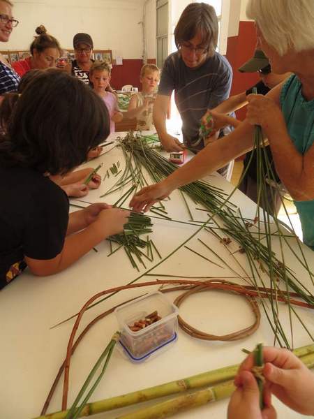 Taller, diviértete con las plantas, Blesa 2022, por A. Cirujeda