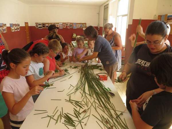 Taller, diviértete con las plantas, Blesa 2022, por A. Cirujeda