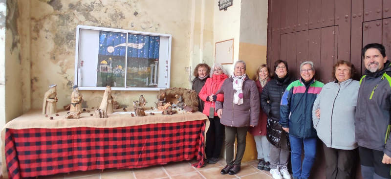 Belén navideño en Blesa