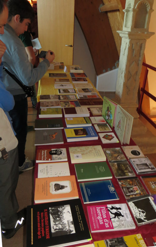 Calamocha (Teruel) el 30 de septiembre 2023; exposición bibliográfica vocabularios del sur de Aragón.