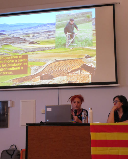 Calamocha (Teruel) el 30 de septiembre 2023; Pilar Edo y el léxico de Bañón.