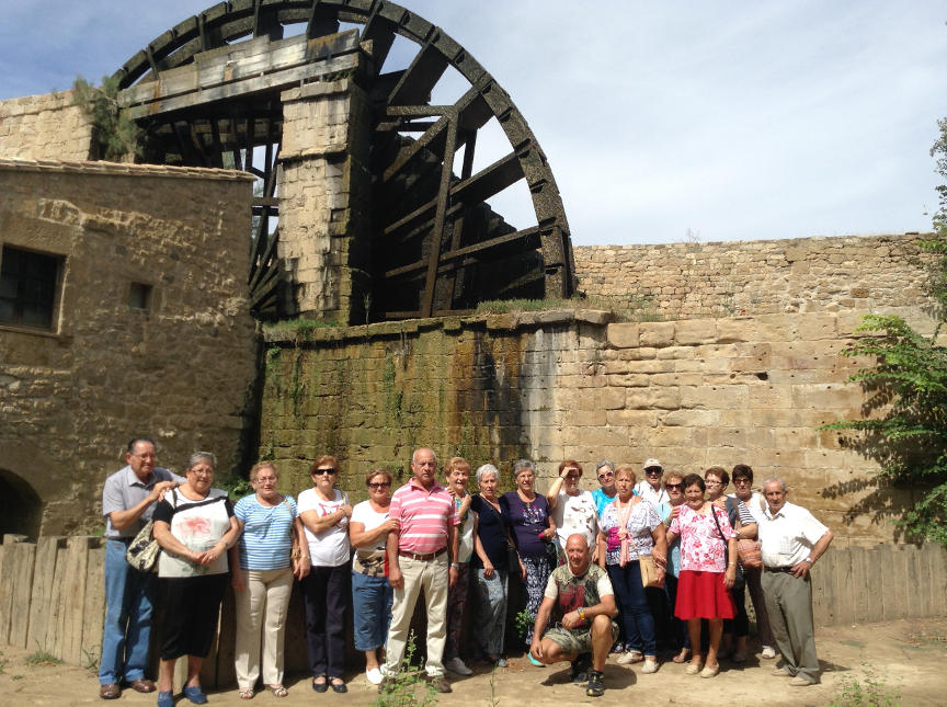 Viaje turístico. Blesinos en el monasterio de Rueda