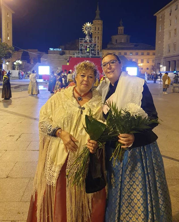 oferentes 2021, ofrenda de flores a la Virgen, desde Blesa, Teruel