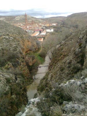 Río Aguasvivas en Blesa