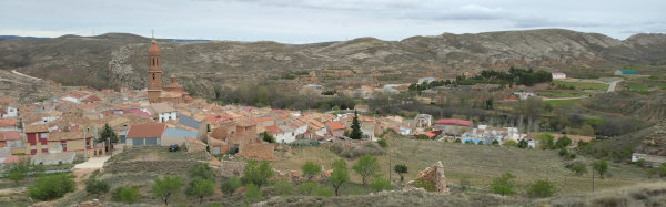 Blesa, el Val por el que según la leyenda de la Peña del Mudo llegaba una columna de tropas francesas napoleónicas.