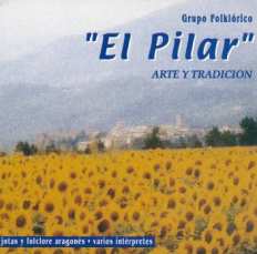 Portada del primer disco del Grupo Folclórico El Pilar