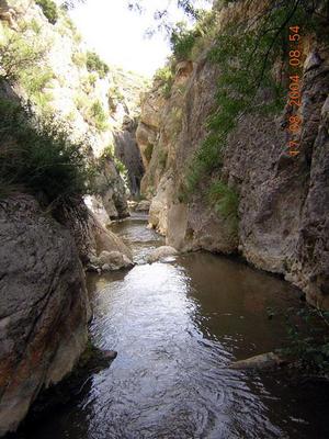 Ruta Monforte-Plenas en el río Aguasvivas